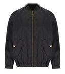 Elisabetta Franchi Black Jacquard Bomber Jacket