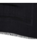Elisabetta franchi negro jacquard bufanda