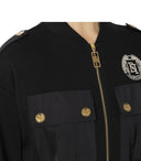 Elisabetta Franchi Black Jumpsuit mit Stickst