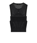 Elisabetta Franchi Black Knitted Lurex Top