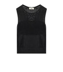 Elisabetta Franchi Black Knitted Lurex Top