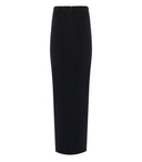 Elisabetta Franchi Black Long Skirt