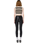 Elisabetta Franchi Black Lycra Leggings