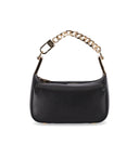 Elisabetta franchi zwarte mini -tas met ketting