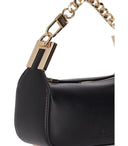 Elisabetta franchi zwarte mini -tas met ketting