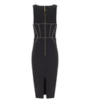 Vestido de vaina negra de Elisabetta franchi