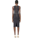 Vestido de vaina negra de Elisabetta franchi