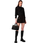 Elisabetta Franchi Black Shirt With Bow