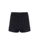 Elisabetta Franchi Black Shorts With Chain
