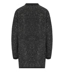 Cárdigan de plata negra Elisabetta franchi