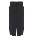 Falda negra de Elisabetta franchi con logotipo