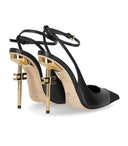 Elisabetta Franchi Black Slingback Pump