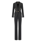 Czarny garnitur Elisabetta franci