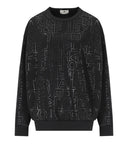 Elisabetta Franchi Black Sweatshirt With Logo Print