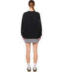 Elisabetta Franchi Black Sweatshirt With Logo Print