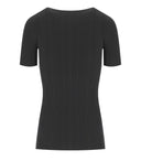 Elisabetta Franchi Black T Shirt With Flower