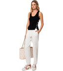 Elisabetta Franchi Black Top With Logo