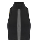 Elisabetta Franchi Black Top mit Tulle