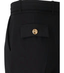 Elisabetta franchi zwarte broek met riem