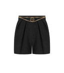 Pantaloncini tweed neri di Elisabetta Franchi