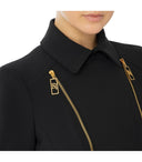 Elisabetta Franchi Black Zipped Jacket
