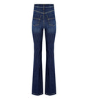 Jeans Blu Flare Elisabetta Franchi