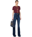 Jeans Blu Flare Elisabetta Franchi