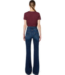 Jeans Blu Flare Elisabetta Franchi