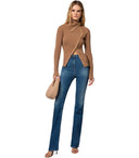 Elisabetta Franchi Blue Flare Jeans