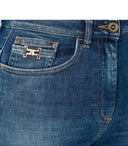 Elisabetta Franchi Blue Flare Jeans