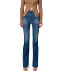 Elisabetta Franchi Blue Flare Jeans