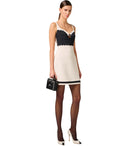 Elisabetta Franchi Butter And Black Dress
