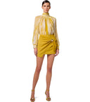 Elisabetta Franchi Butter Curry Blouse