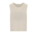 Elisabetta Franchi Butter Knitted Lurex Top