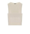 Elisabetta Franchi Butter Knitted Lurex Top