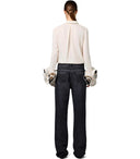 Chemise de beurre Elisabetta Franchi avec volants