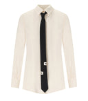 Elisabetta Franchi Butter Shirt With Tie