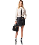Elisabetta Franchi Butter Shirt With Tie