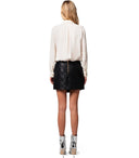 Elisabetta Franchi Butter Shirt With Tie