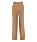 Elisabetta franchi camel palazzo pantalones