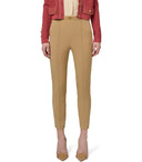 Elisabetta Franchi Camel Slim Fit Trousers