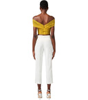 Elisabetta Franchi Curry Butter Crop Top