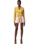 Elisabetta Franchi Curry Quarzo Floral Shirt
