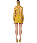 Elisabetta franchi curry wrap kjol