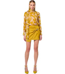 Elisabetta franchi curry wrap kjol