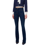 Elisabetta Franchi Dark Blue Flare Jeans