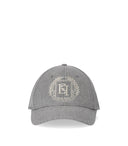 Elisabetta Franchi Grey Baseball Cap