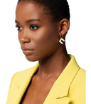 Elisabetta Franchi Hoops With Butter Logo