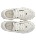 Elisabetta Franchi Ivory Leather Sneaker