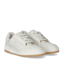 Elisabetta Franchi Ivory Leather Sneaker